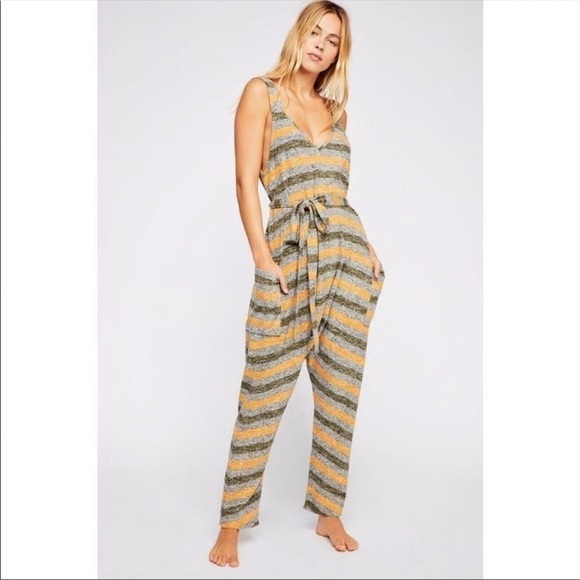 NWOT Intimately Free People Back in the Game Striped Jumpsuit  Sz XS - Picture 13 of 13